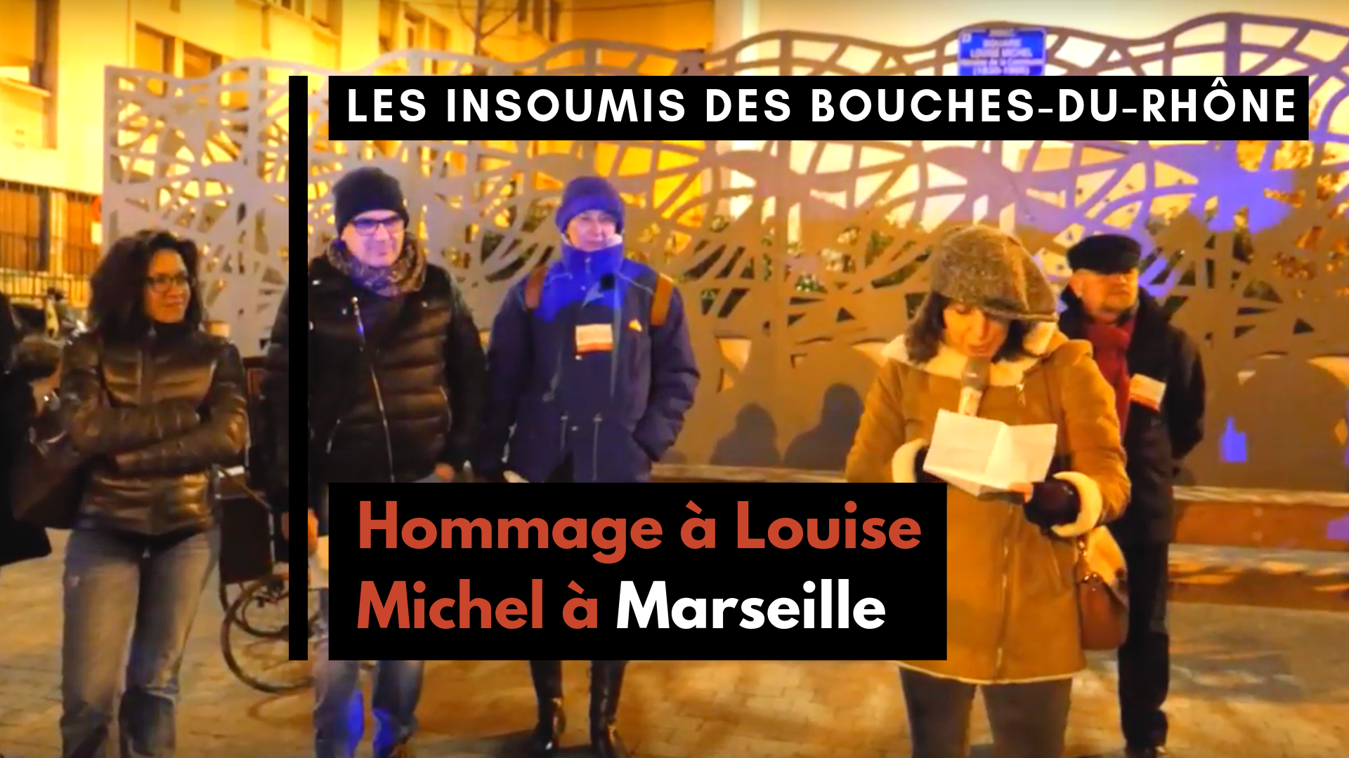 Hommage à Louise Michel à Marseille  L'insoumission