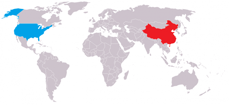 China USA Locator