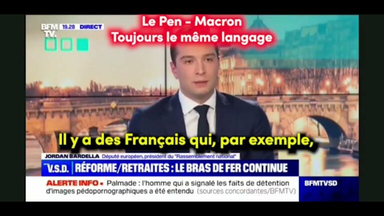 Retraites Le Pen et Macron allies contre les blocages