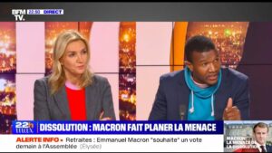 Retraites cet eboueur recadre un plateau de BFMTV