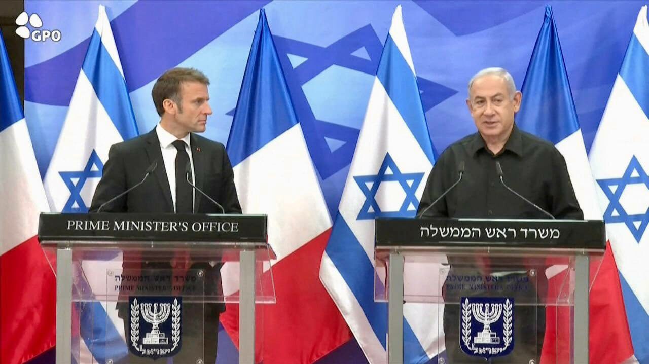 macron gaza