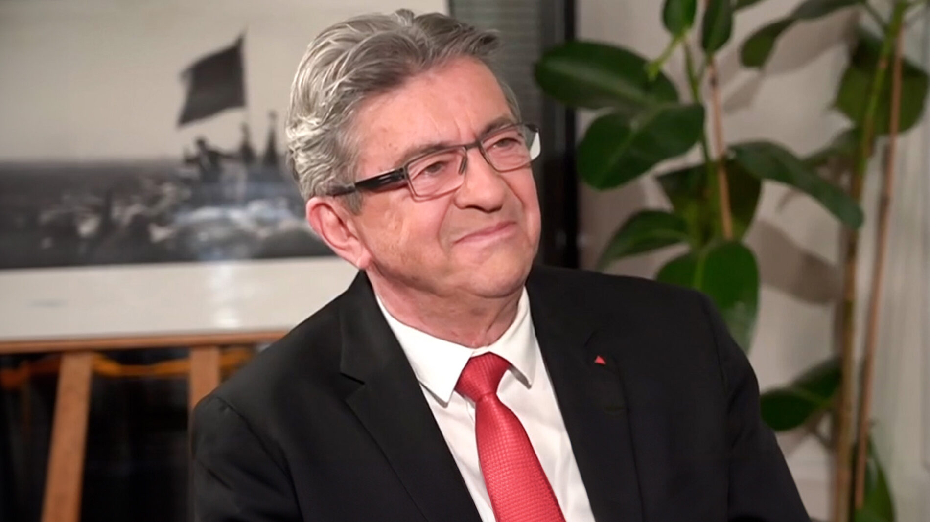 Mélenchon Macron