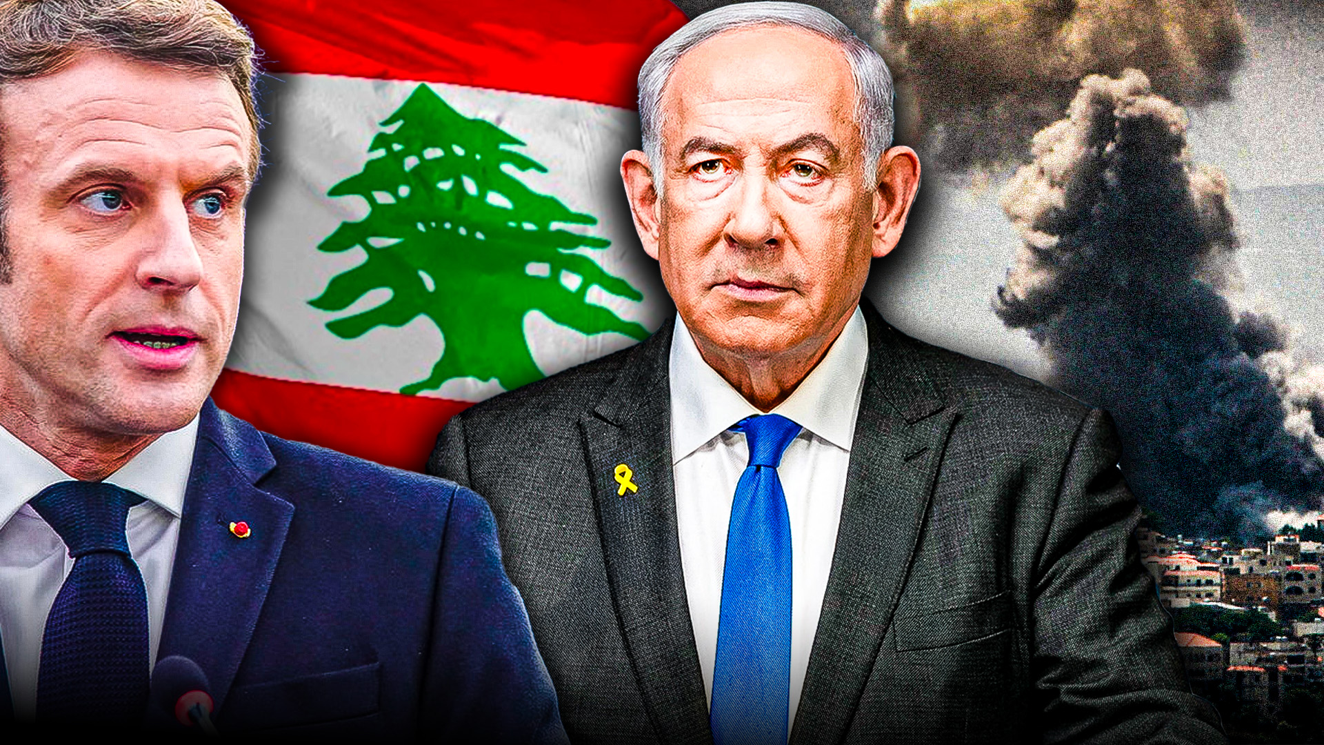 netanyahu liban macron