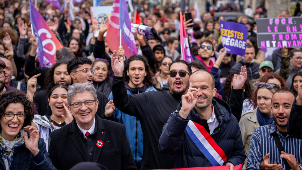 Mélenchon extrême droite 22 mars
