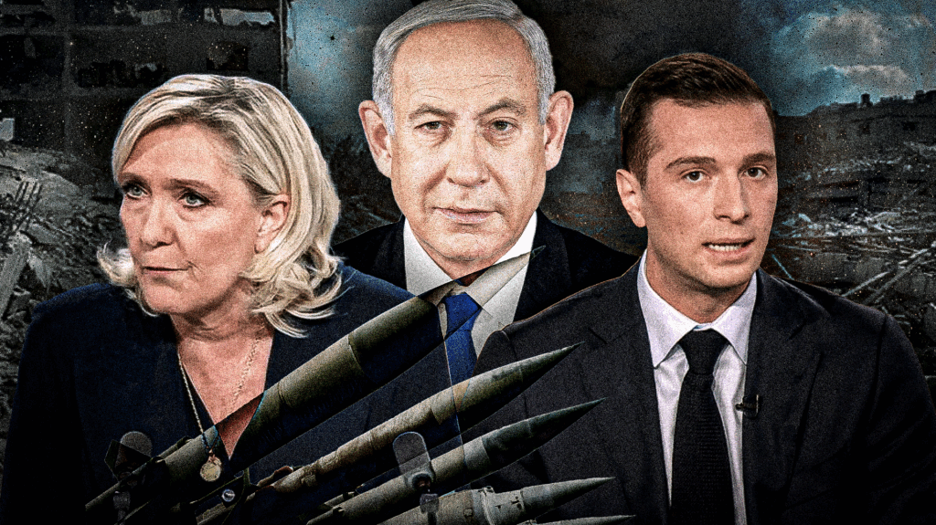 Marine Le Pen Netanyahu armes