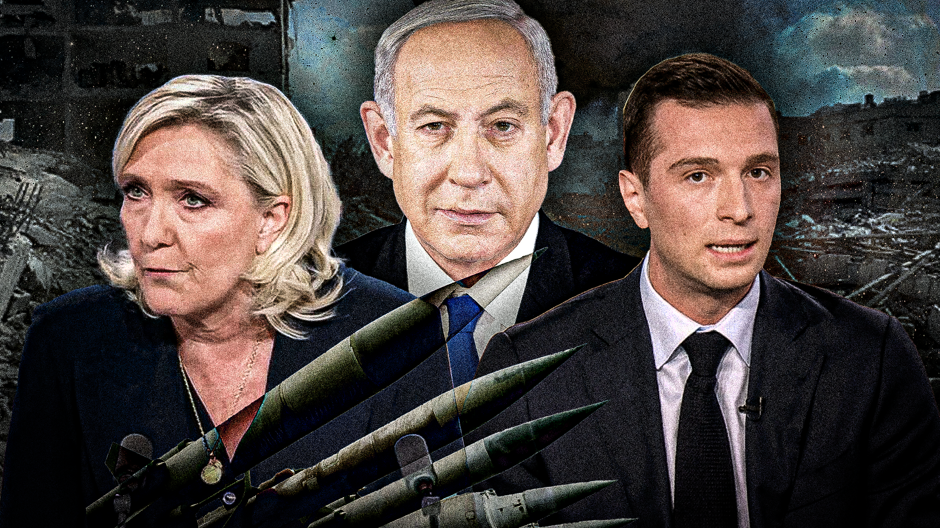 Marine Le Pen Netanyahu armes