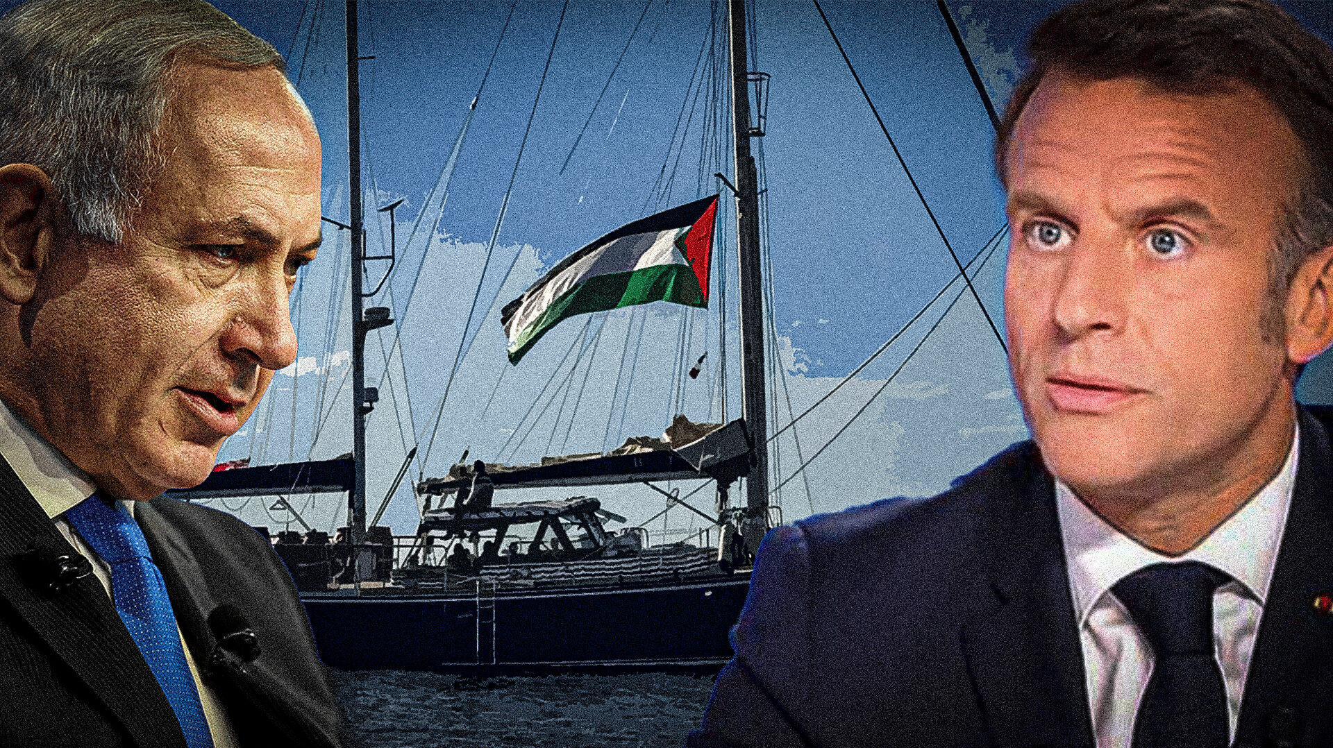 Gaza Netanyahu Macron Flottille