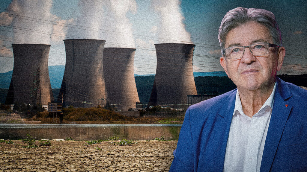 Mélenchon nucléaire canicule