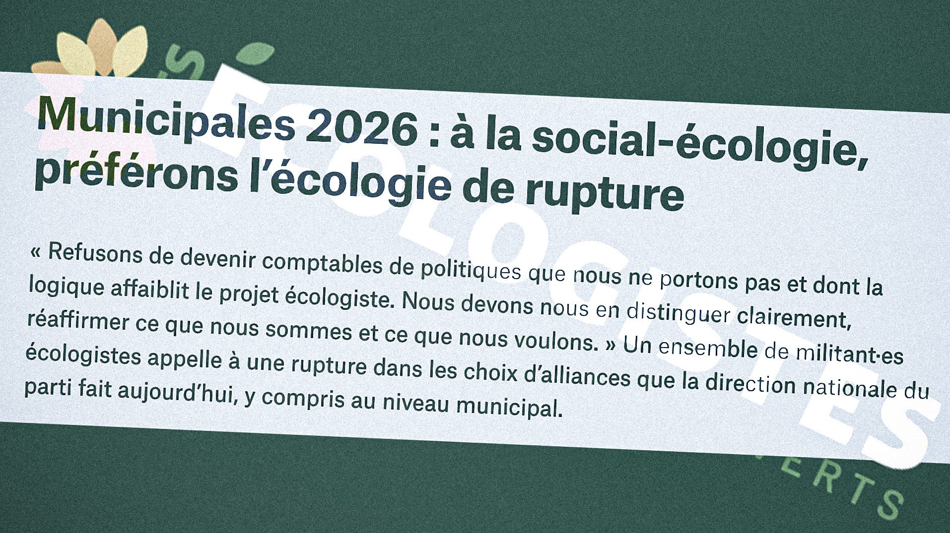 eelv écologistes