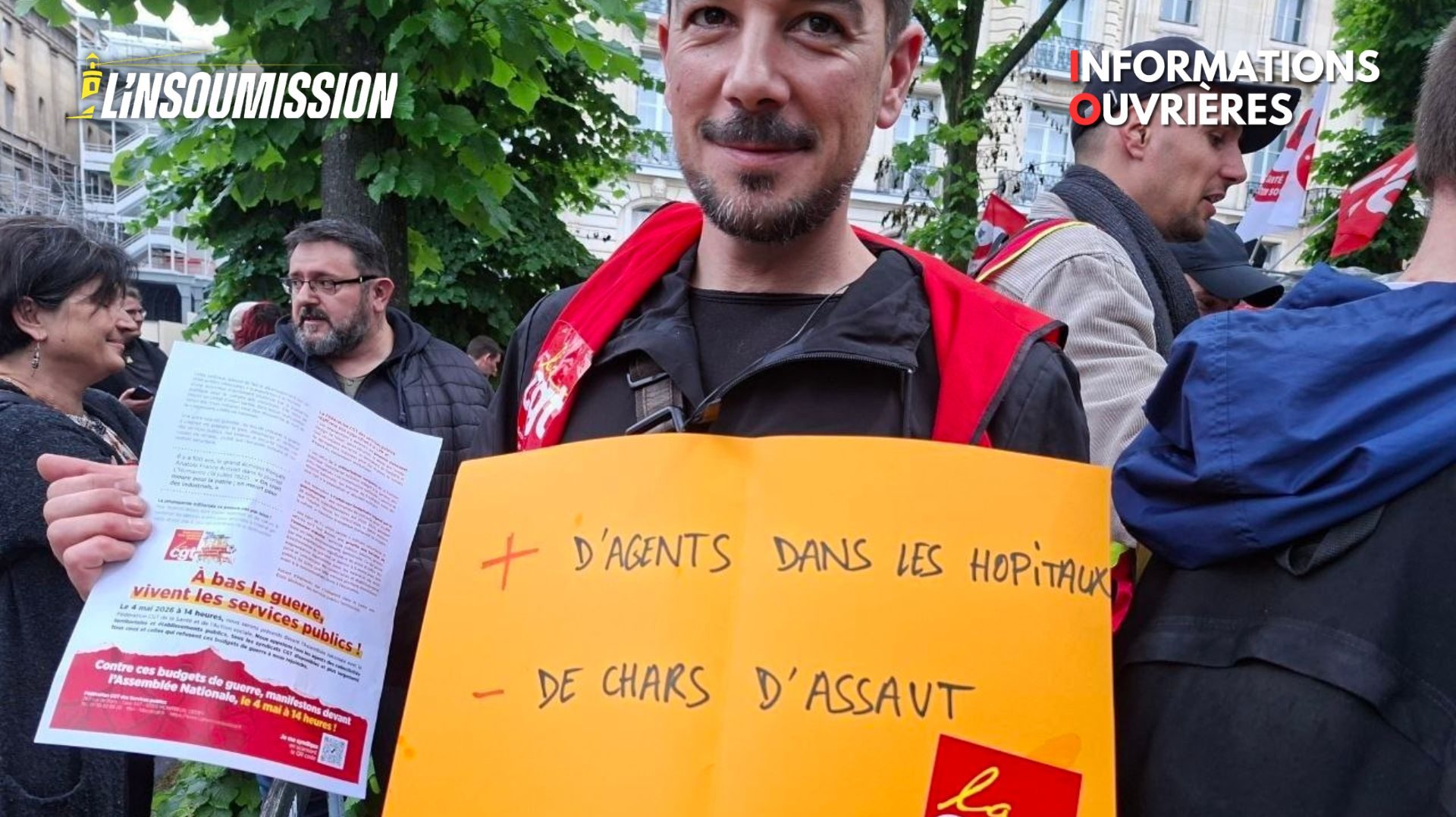 « L’augmentation des budgets militaires n’apportera que mort et destruction » – Devant l’Assemblée nationale, un rassemblement déterminé contre la loi de programmation militaire