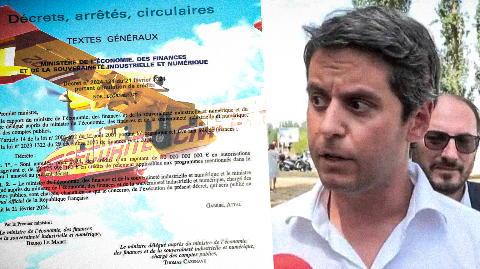 Attal incendies Canadairs
