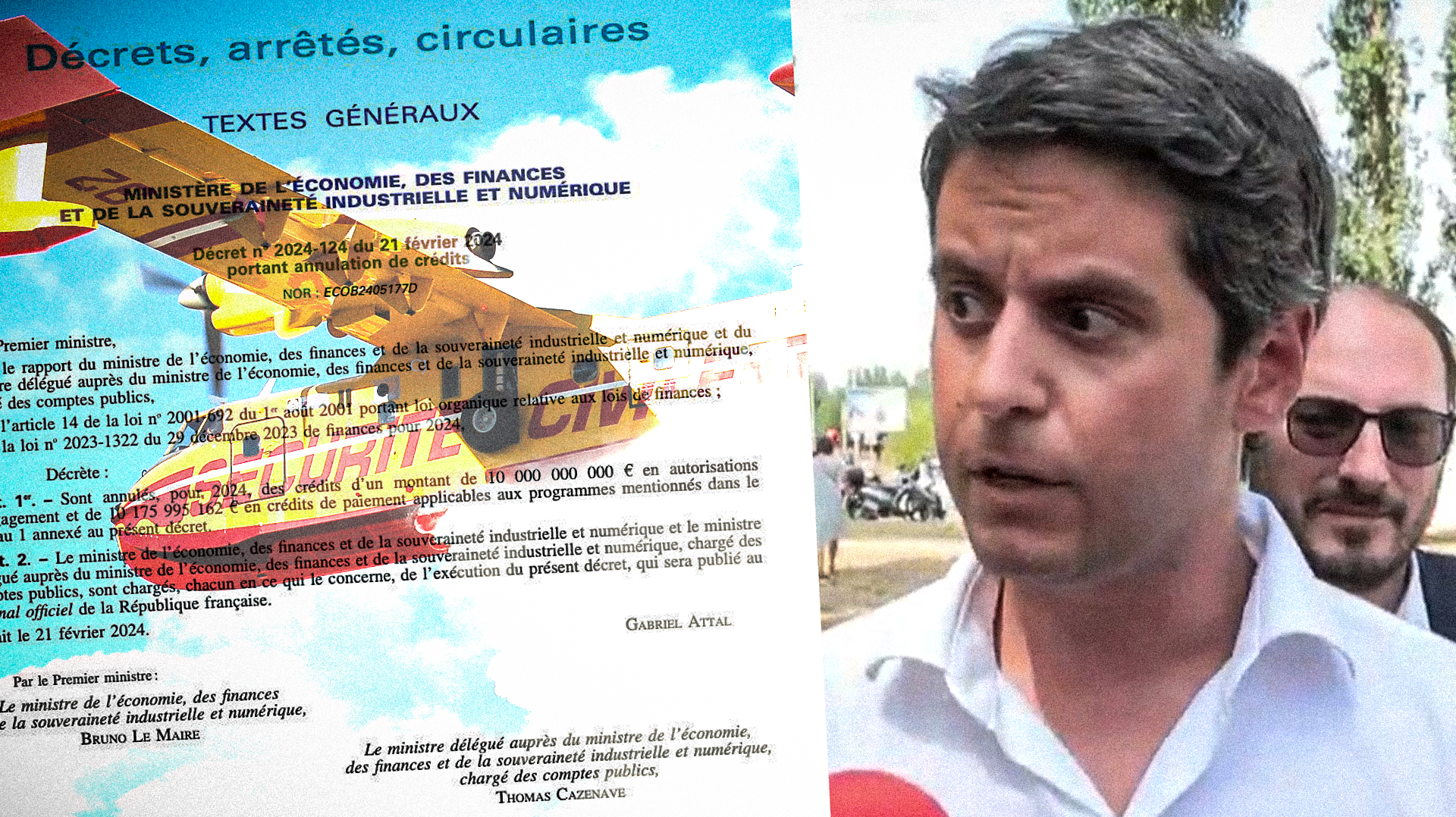 Attal incendies Canadairs