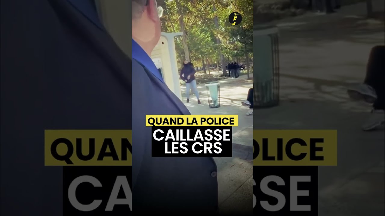 🔴 Un policier en civil a jeté des projectiles sur des CRS pour que la situation dégénère