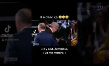 Mélenchon : « Il y a M. Zemmour, il va me mordre » 🤣