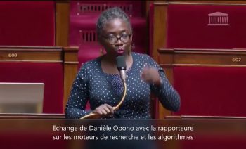 ⚖️🖥️ Loi cyber-haine, censure et inter-opérabilité  : interventions de Danièle Obono (21-22/01/2020)