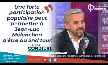 « Une forte participation populaire peut permettre à Mélenchon d’être au 2nd tour  » – Alexis Corbière