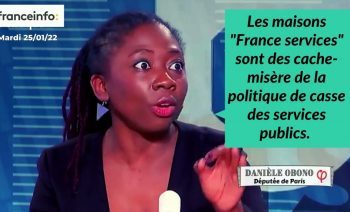 📺 “MAISONS FRANCE SERVICES” :  CACHE-MISÈRE DE LA CASSE DU SERVICE PUBLIC (France info TV, 25/01/22)