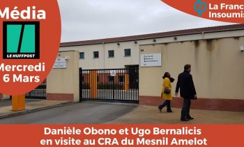 🔥 D.Obono et U.Bernalicis visitent le centre de rétention du Mesnil-Amelot