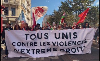 En direct de Lyon pour la manifestation contre les violences d’extrême-droite