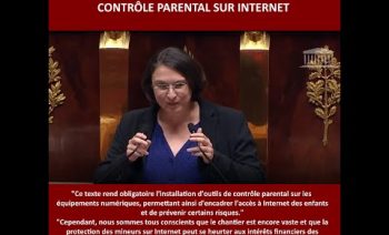 Discussion générale sur la proposition de loi contrôle parental sur Internet.