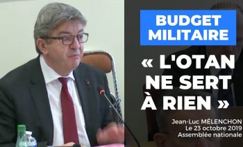 «L’OTAN ne sert à rien» – Jean-Luc Mélenchon